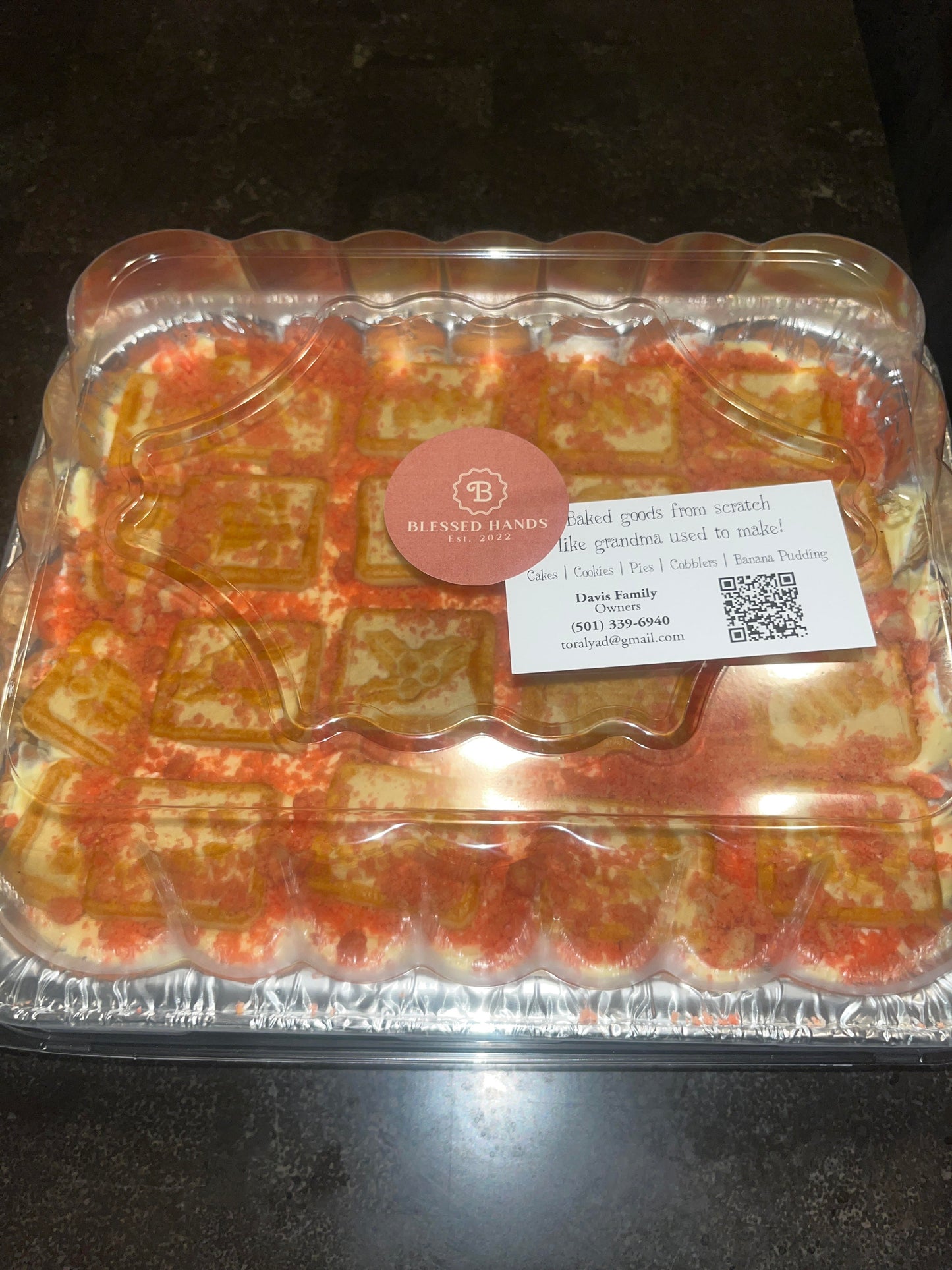 REGULAR Strawberry Crumble Pudding